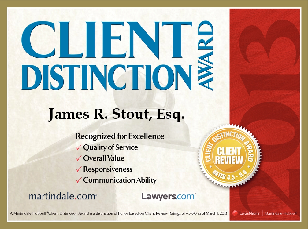 2013 Client Distinction Award