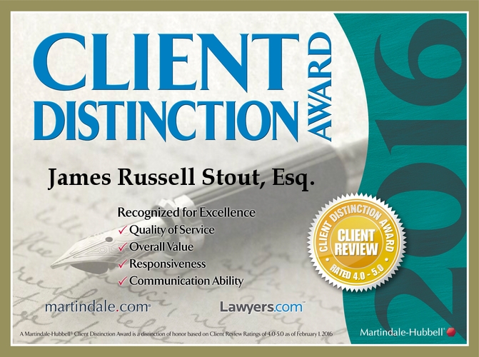 Client Distinction Award 2016